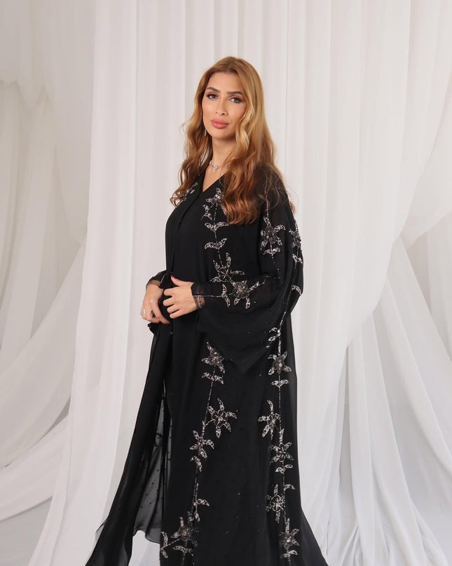Modest Emirati Abaya In Black