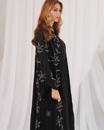 Modest Emirati Abaya In Black